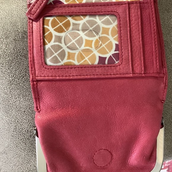 Vintage  Fossil trifold Kiss lock wallet - Picture 4 of 10